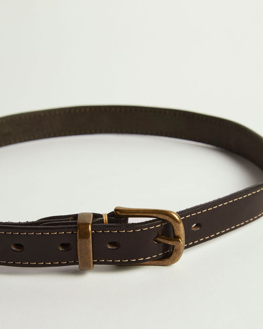 Jorge Brown Leather Belt