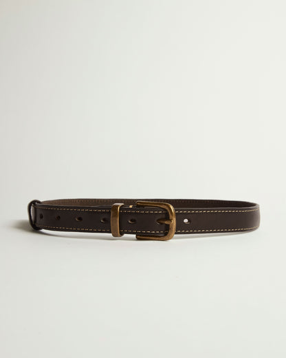Cinto Vintage Cuero Negro