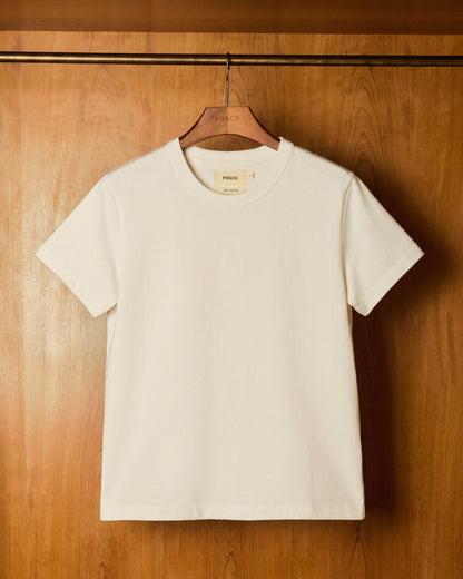 Remera Heavyweight Off White
