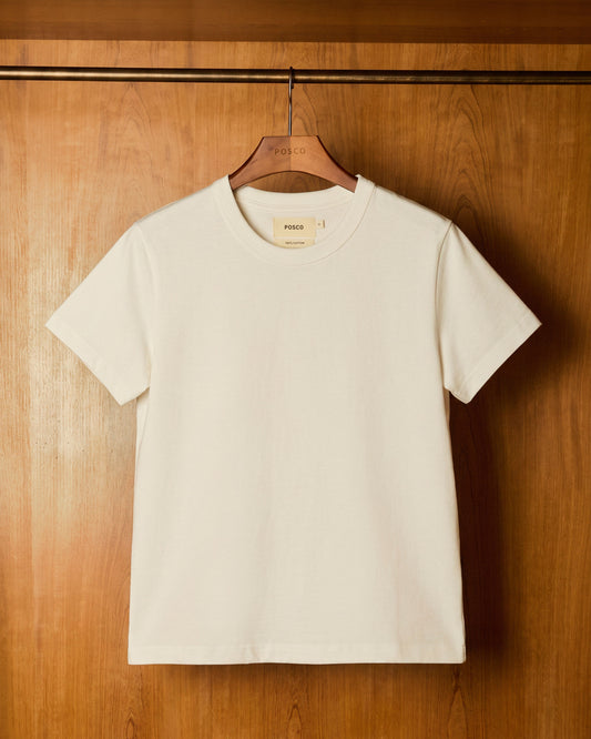 Remera 100% Cotton Heavyweight Blanco