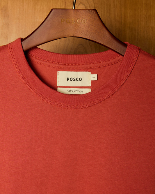 Remera Heavyweight Carmín
