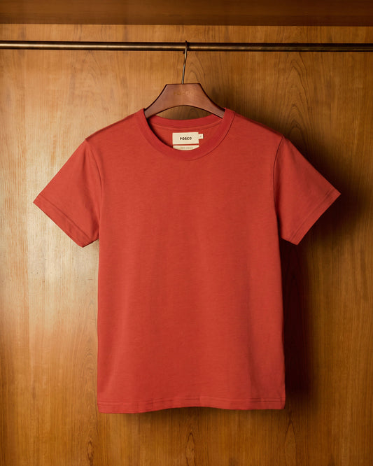 Remera 100% Cotton Heavyweight Coral