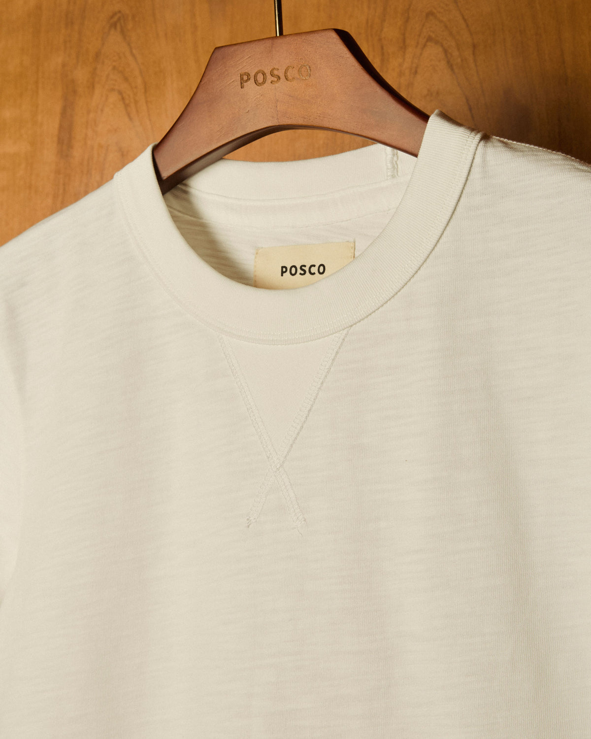 Remera Heather Off White