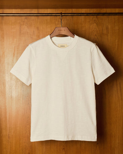 Remera 100% Cotton Heather Blanco