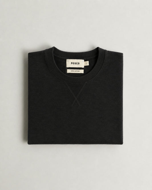 Remera Heather Negro