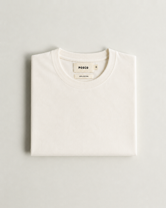 Remera Heavyweight Off White