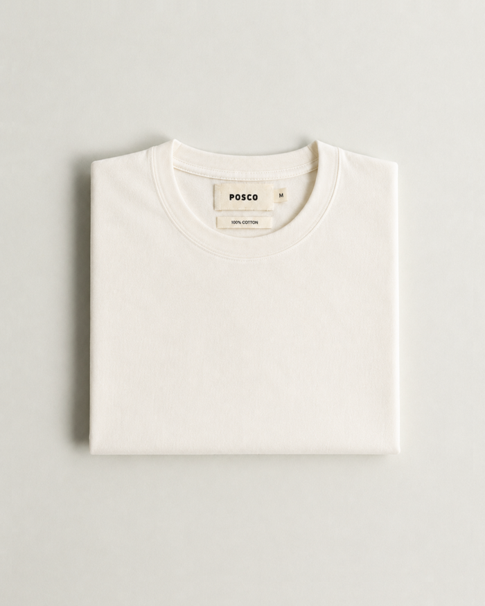 Remera Heavyweight Off White