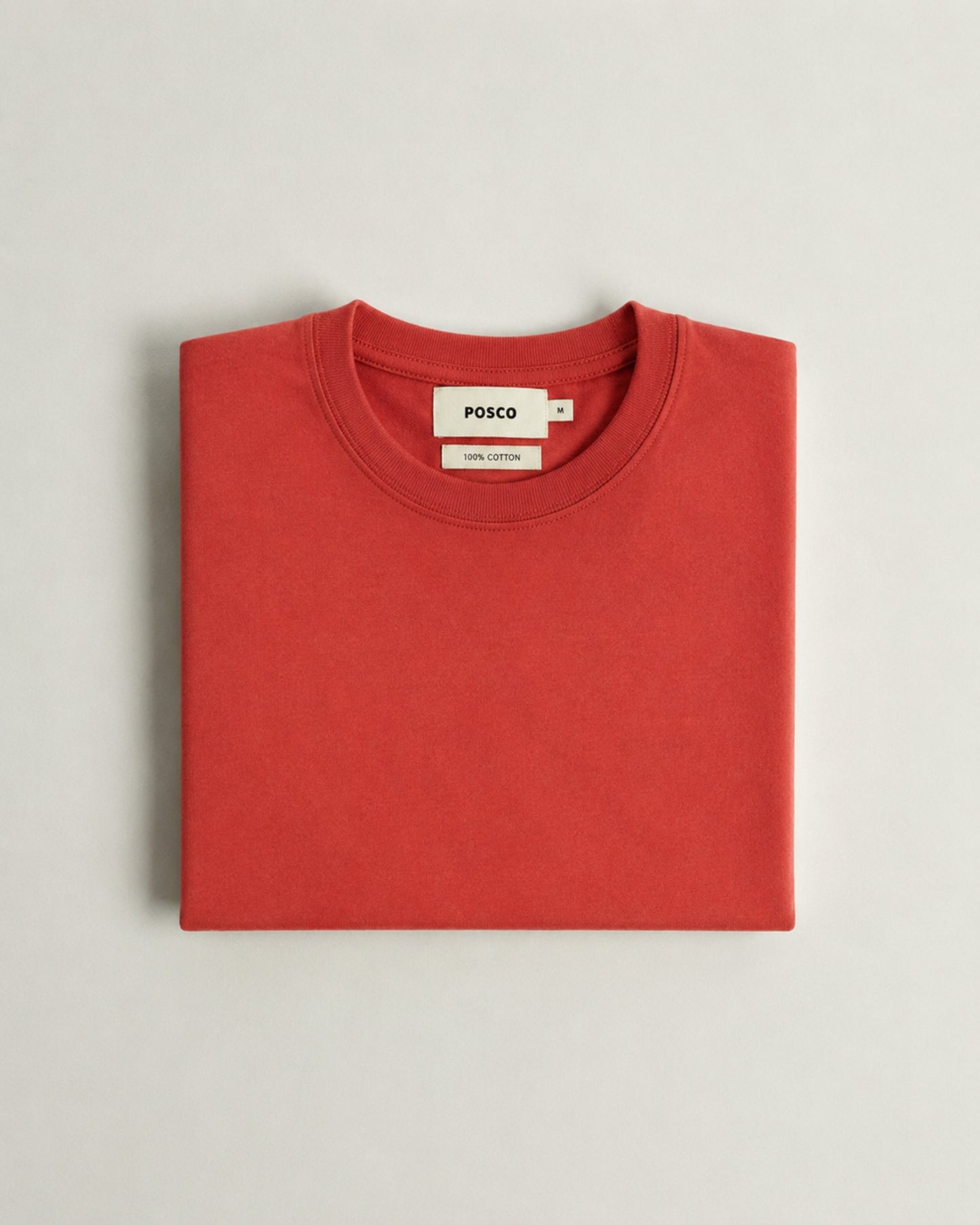 Remera Heavyweight Carmín