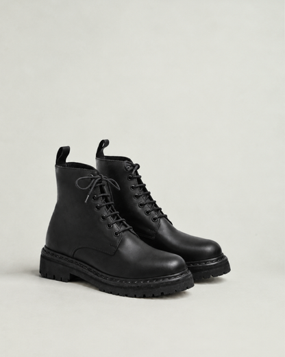 Sur Black Leather Boot