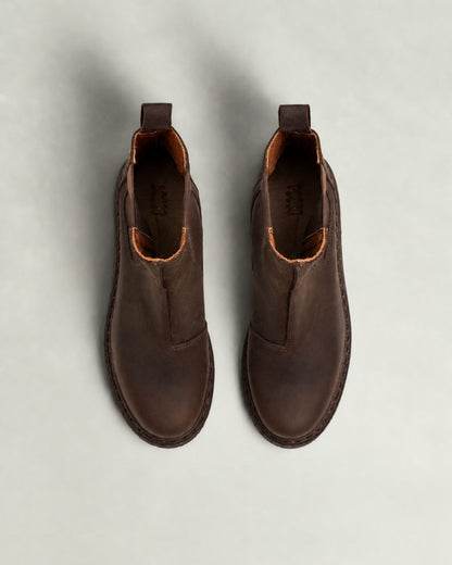 Bota Norte Cuero Marrón