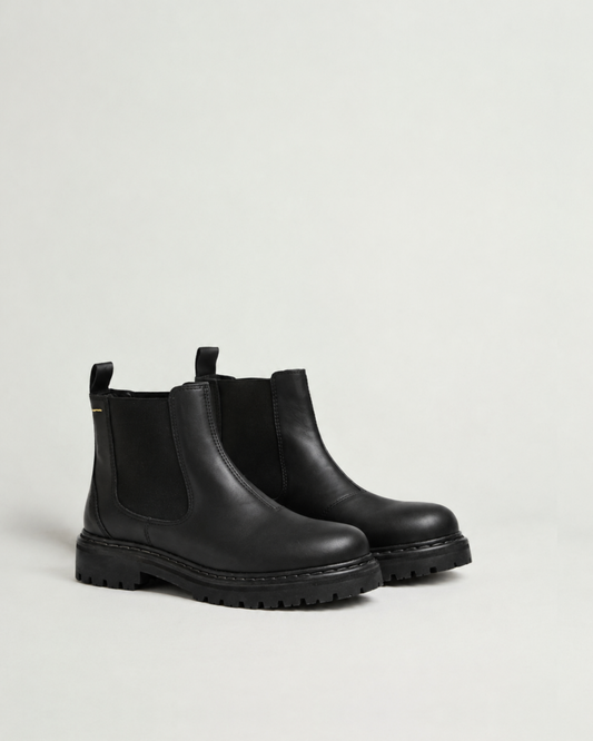 Bota Norte Cuero Negro